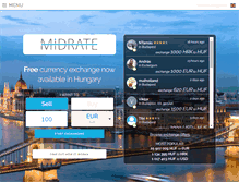 Tablet Screenshot of midrate.com